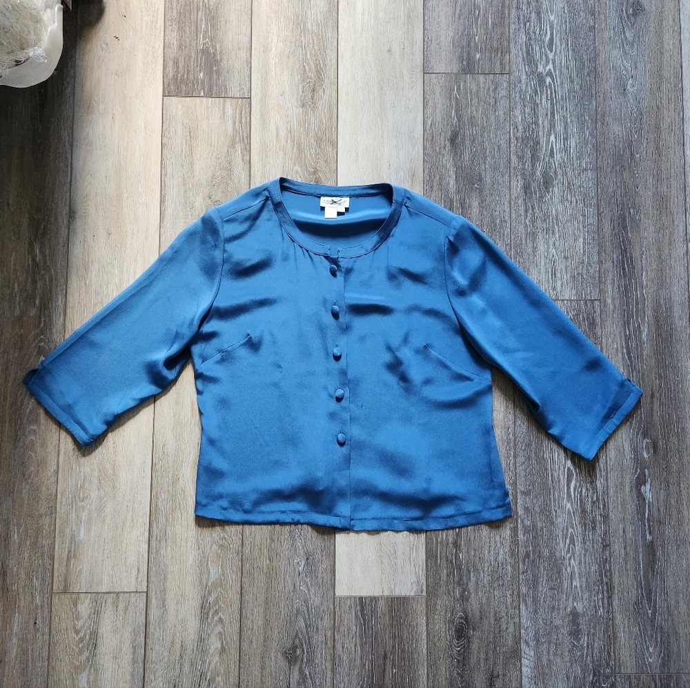 Coldwater Creek 100% Silk Blouse